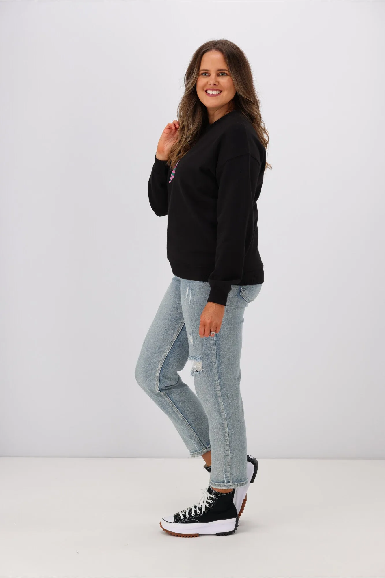 Sugarhill Brighton Noah Sweatshirt Lightning Black