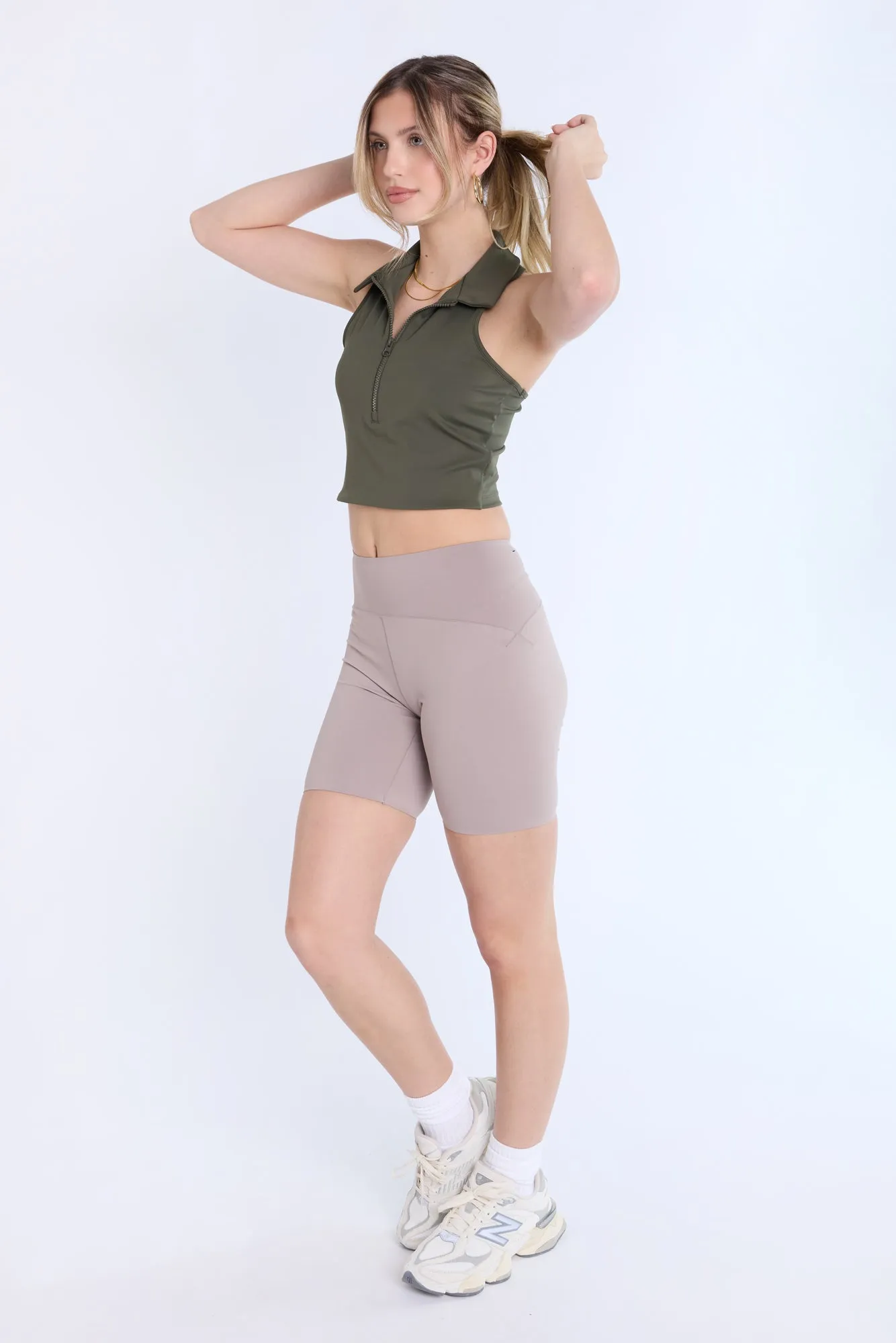 Super Smooth High Rise 7 Bike Shorts