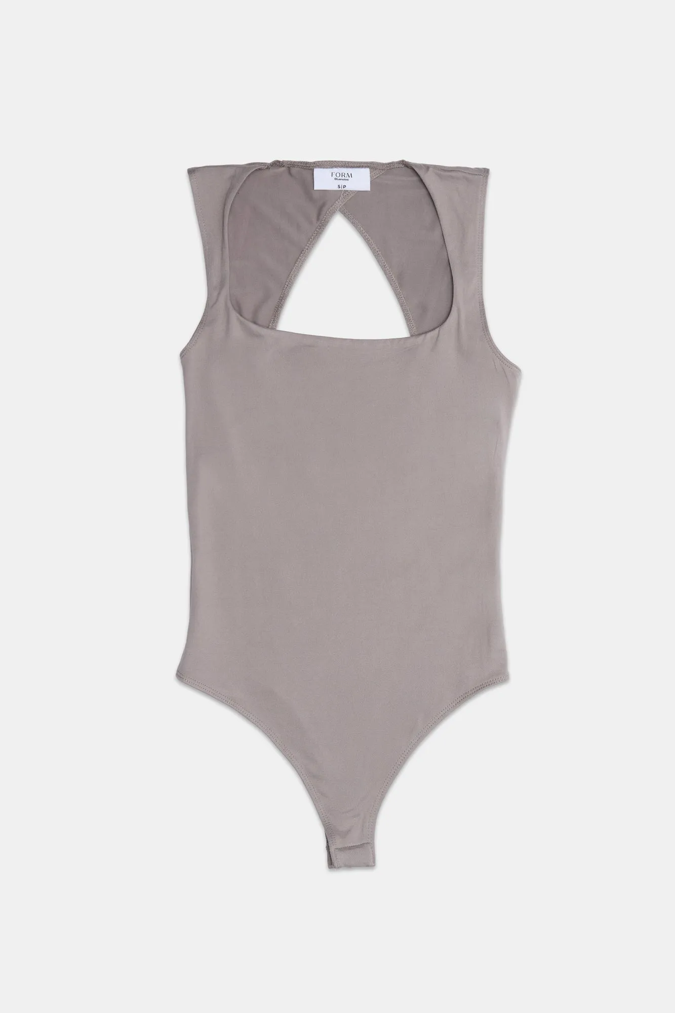 Super Soft Square Neck Open-Back Bodysuit