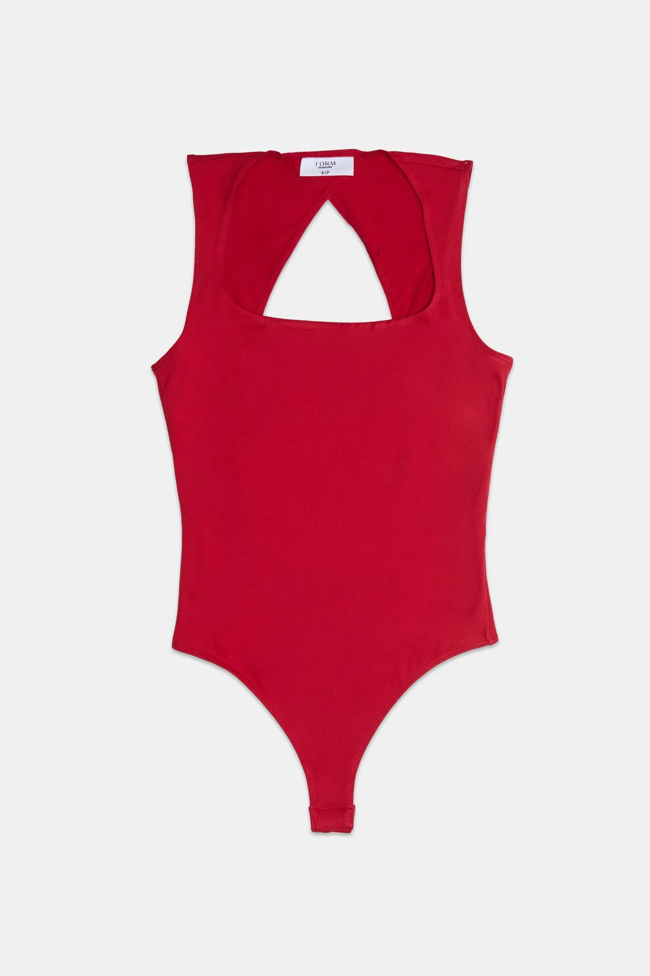 Super Soft Square Neck Open-Back Bodysuit