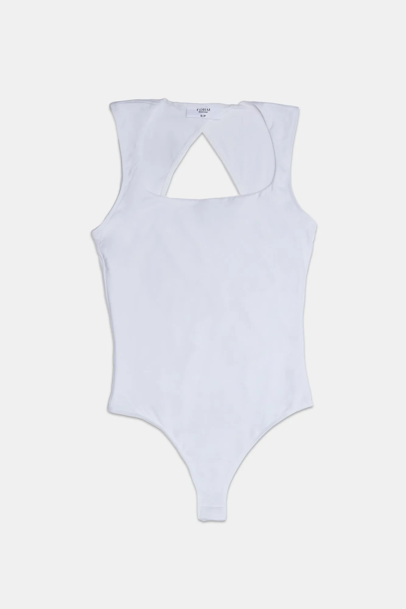 Super Soft Square Neck Open-Back Bodysuit