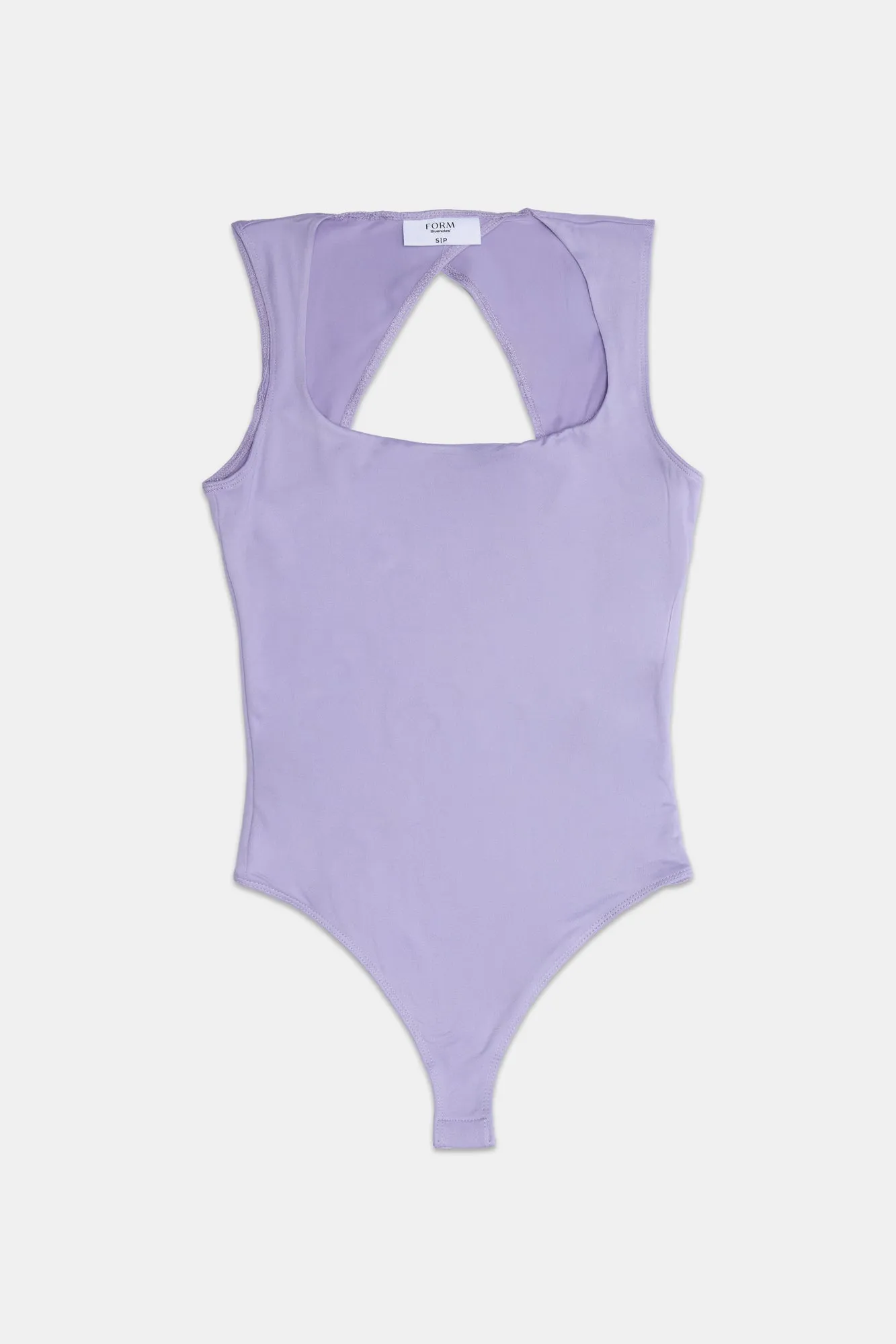 Super Soft Square Neck Open-Back Bodysuit