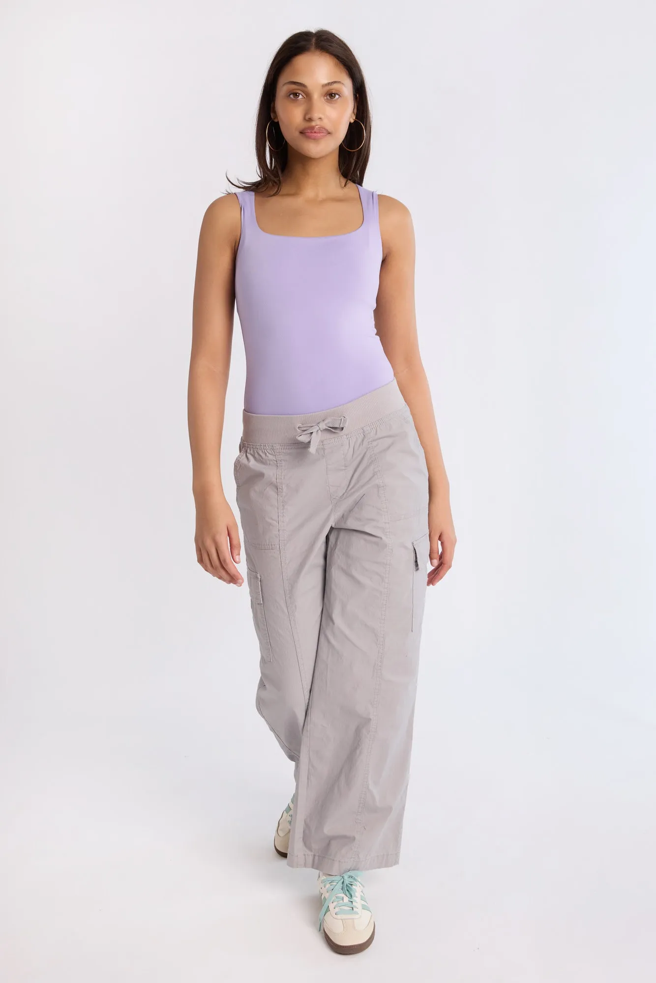 Super Soft Square Neck Open-Back Bodysuit