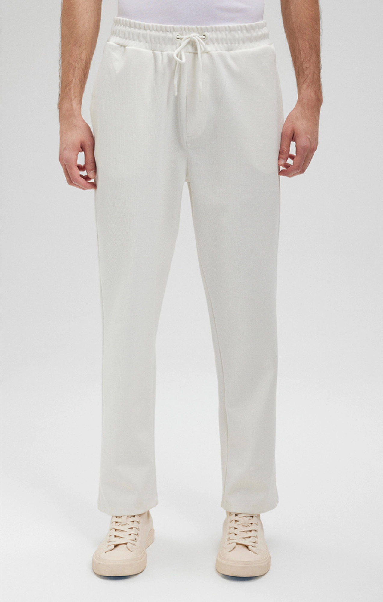 SWEATPANTS IN ANTIQUE WHITE