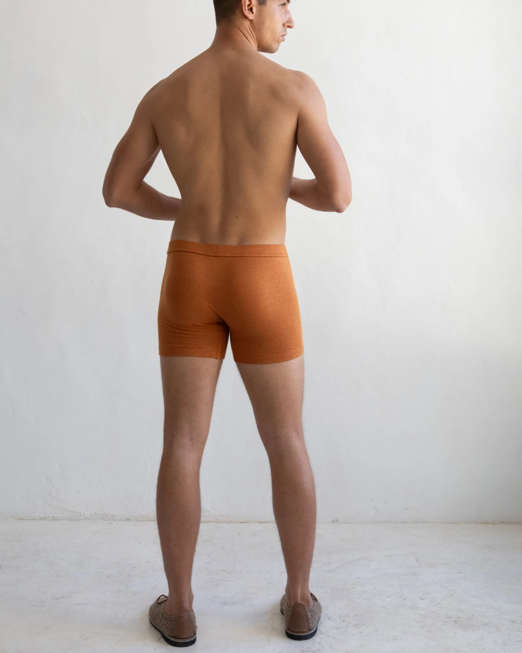 TA-CT Cervin Linen Boxer Briefs - Burnt Orange