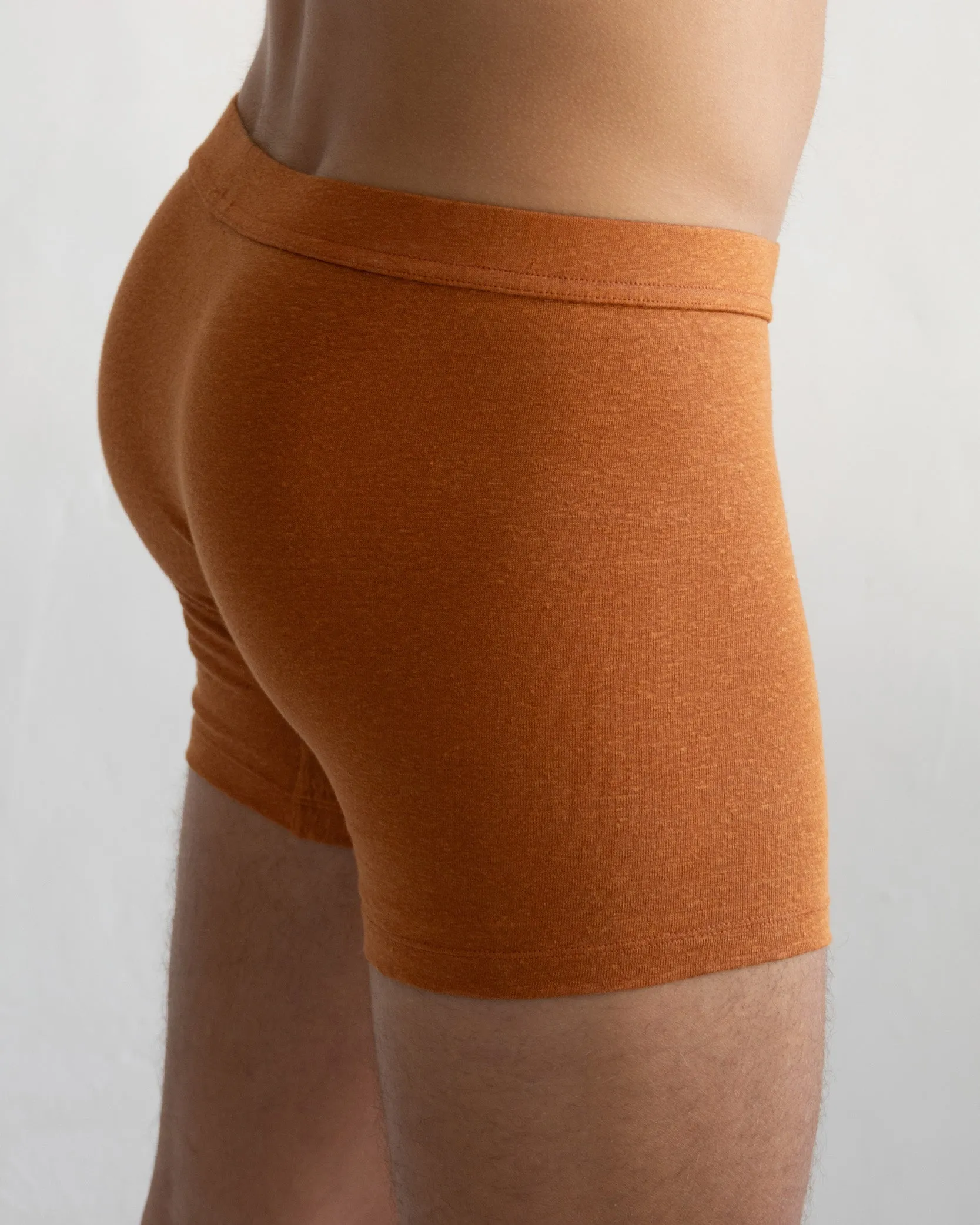 TA-CT Cervin Linen Boxer Briefs - Burnt Orange