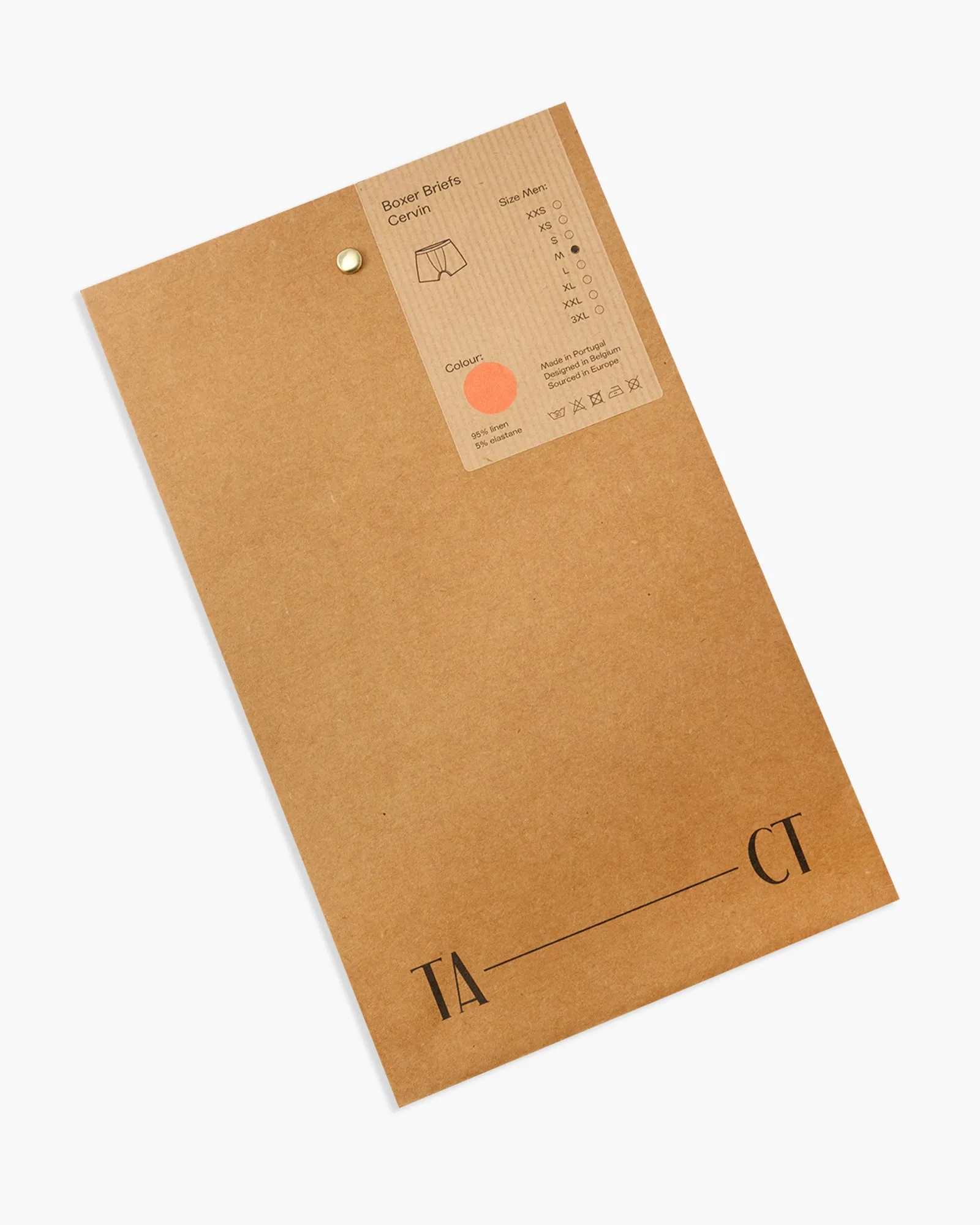 TA-CT Cervin Linen Boxer Briefs - Burnt Orange