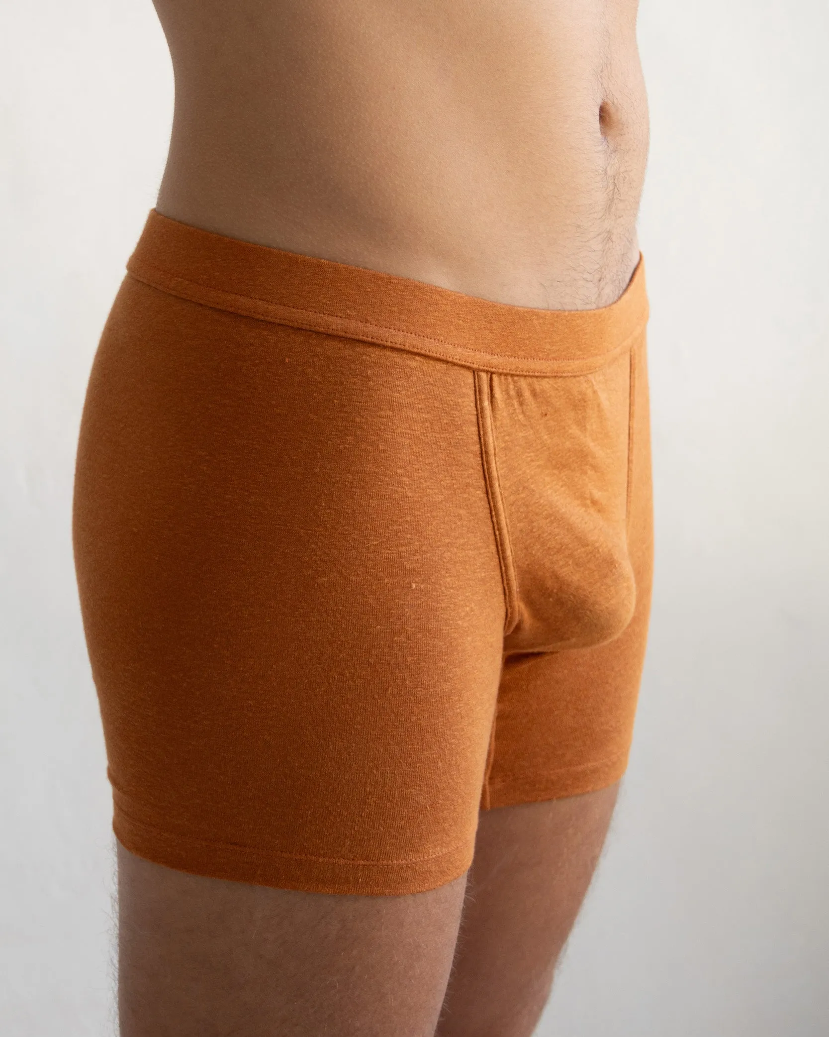 TA-CT Cervin Linen Boxer Briefs - Burnt Orange