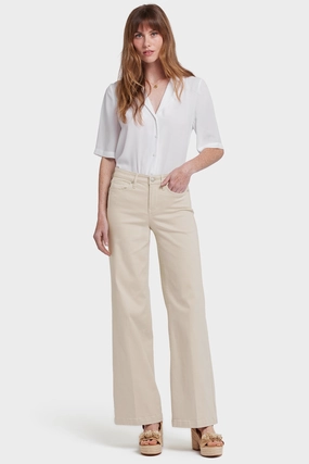 Teresa Wide Leg Jeans - Feather