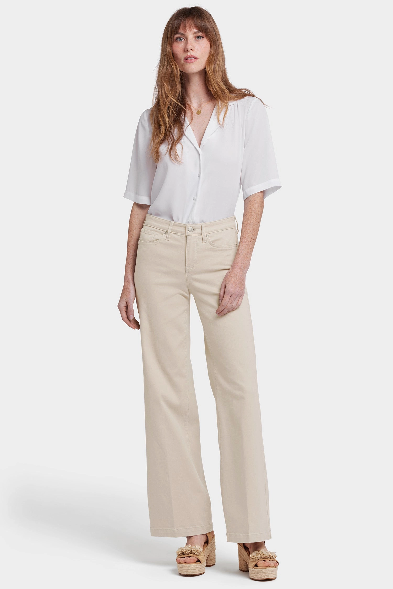 Teresa Wide Leg Jeans - Feather
