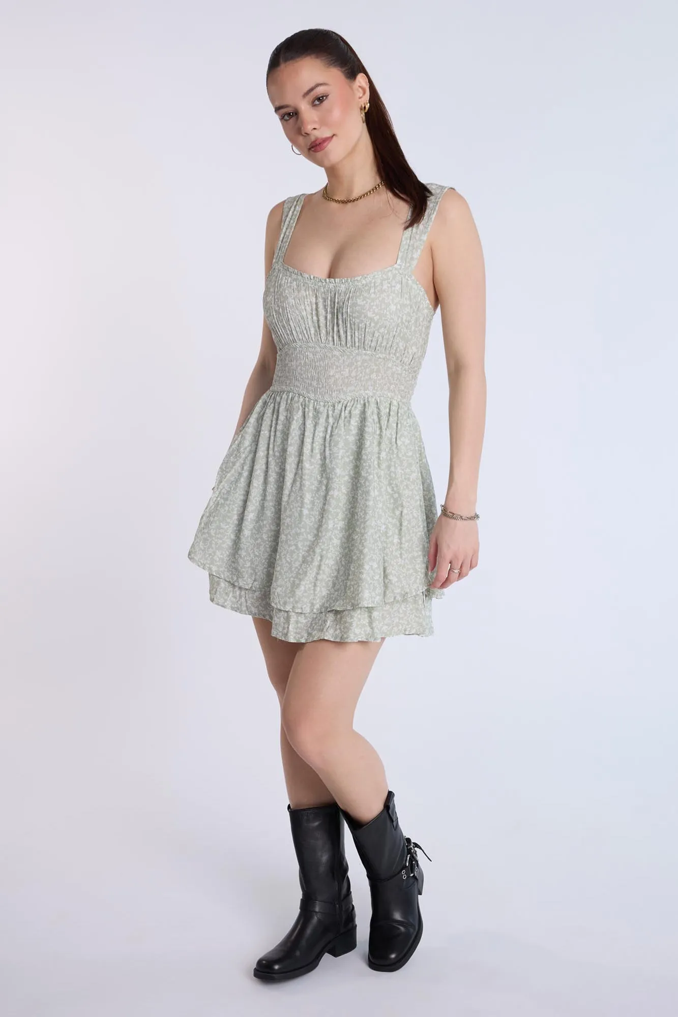 Tiered Skort Dress