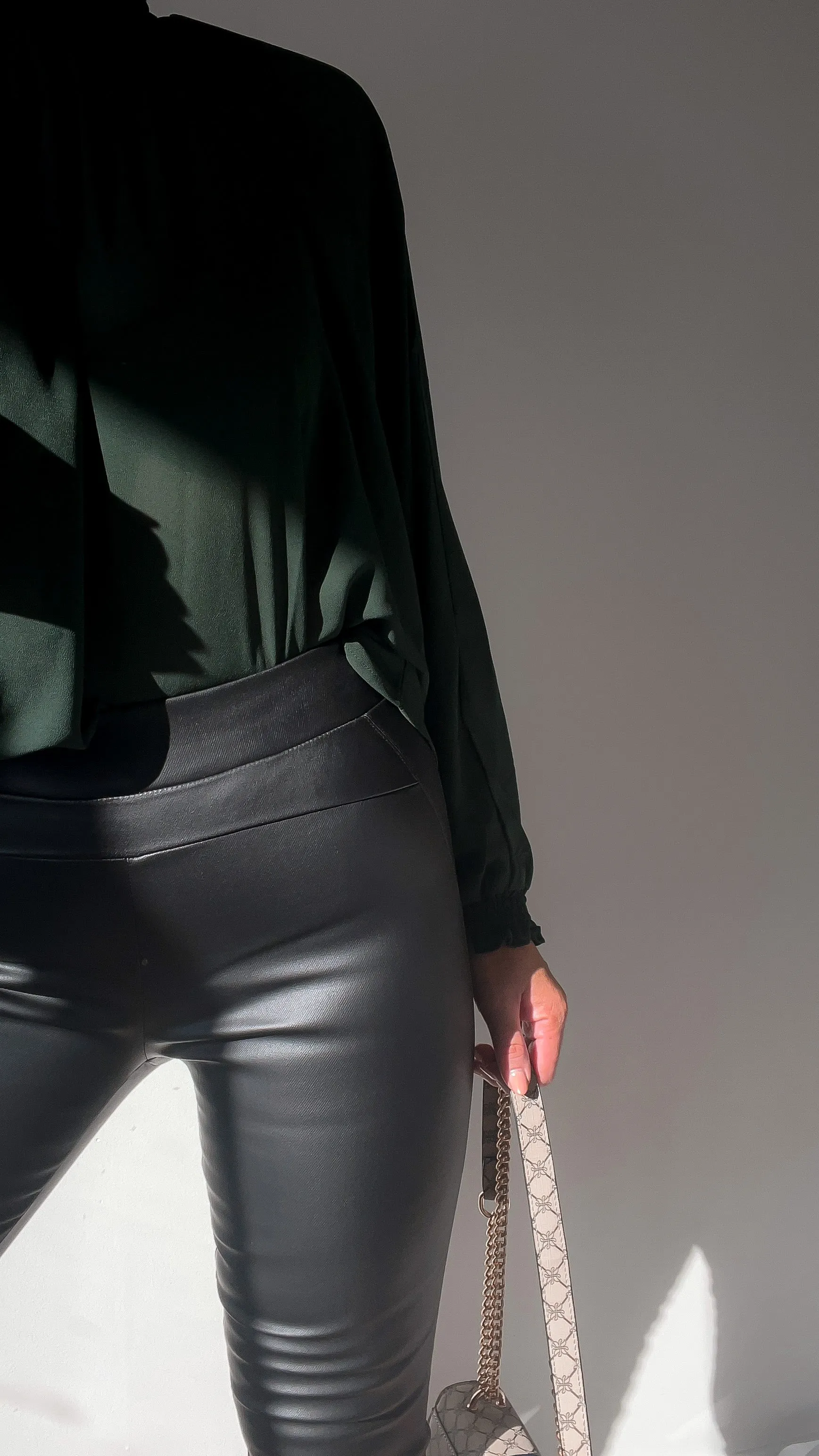 Tirelli Coated Pant Black