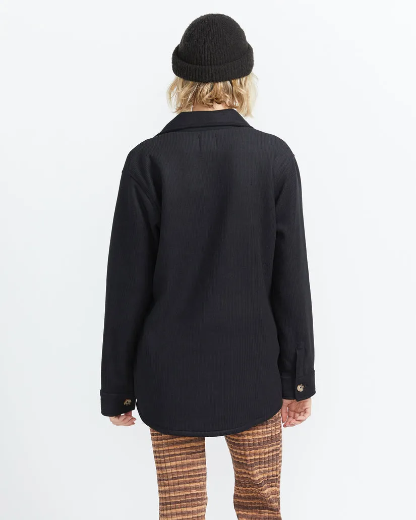 Volcom Stn Bonded Shacket Black