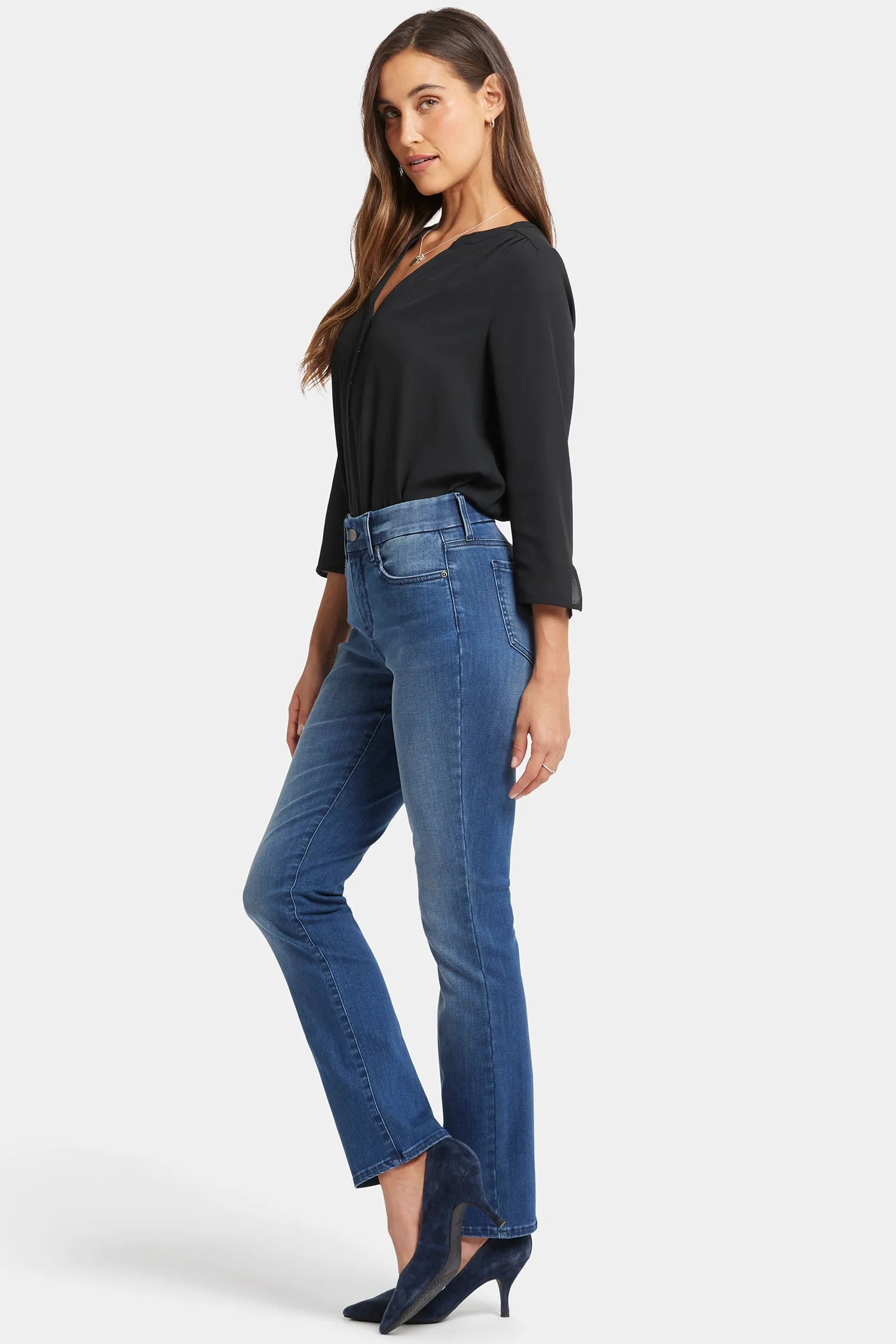 Waist-Match™ Sheri Slim Jeans In Petite - Cascade Wave