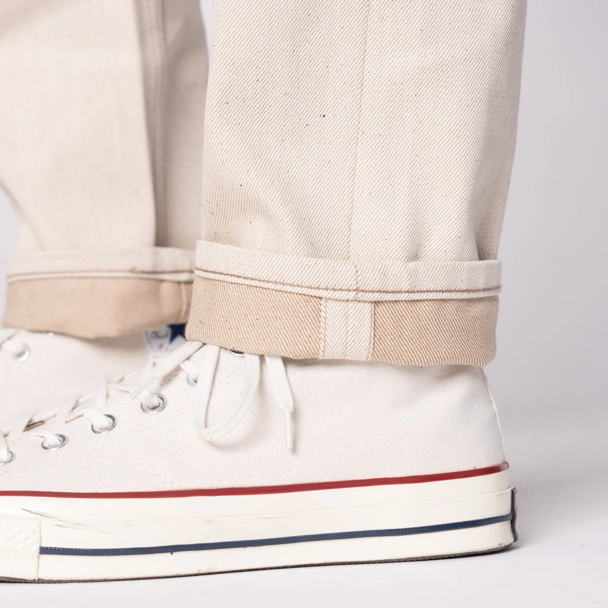 Weird Guy - All Natural Ecru Foxfibre® Selvedge