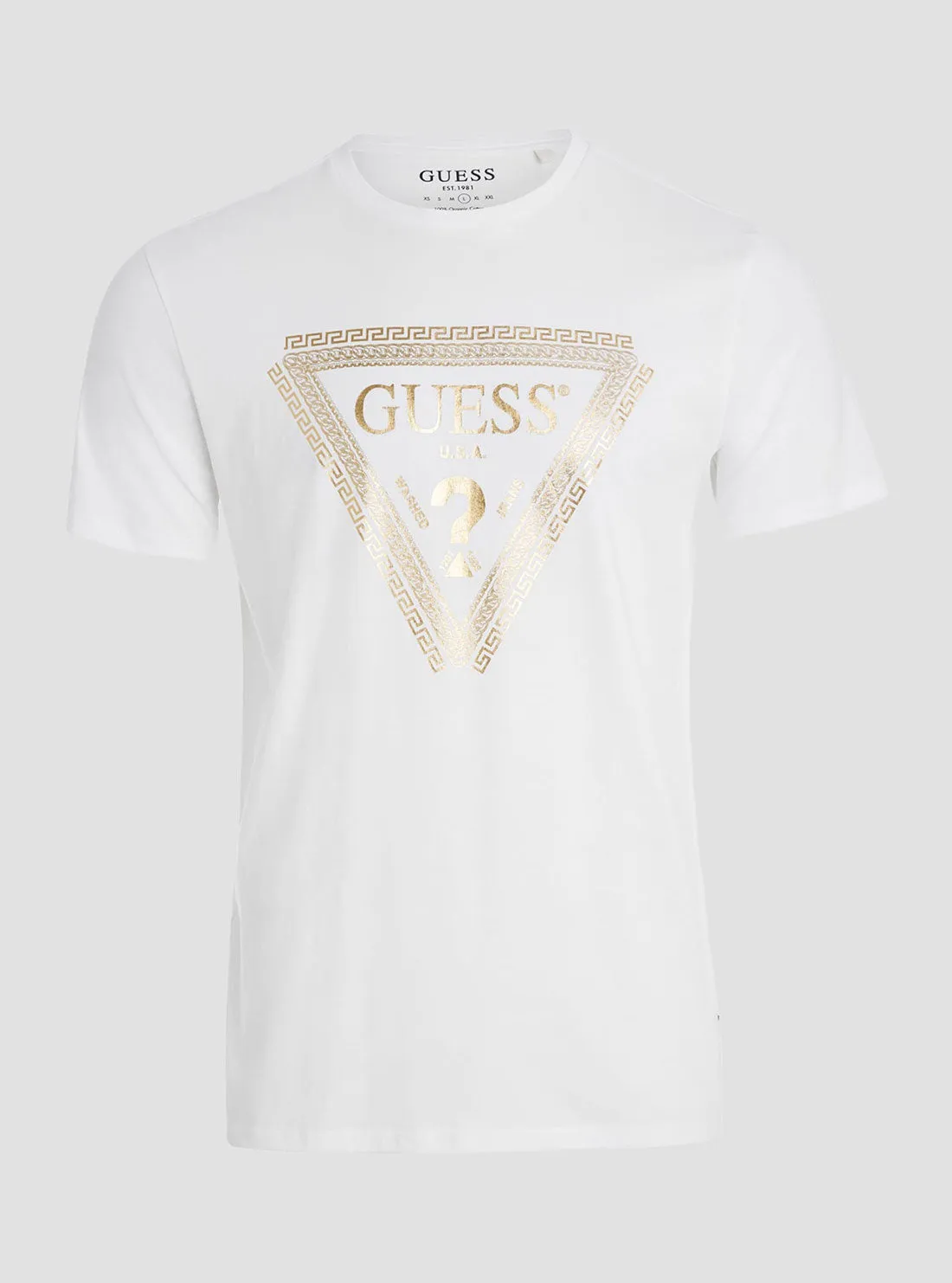 White Chain Logo T-Shirt