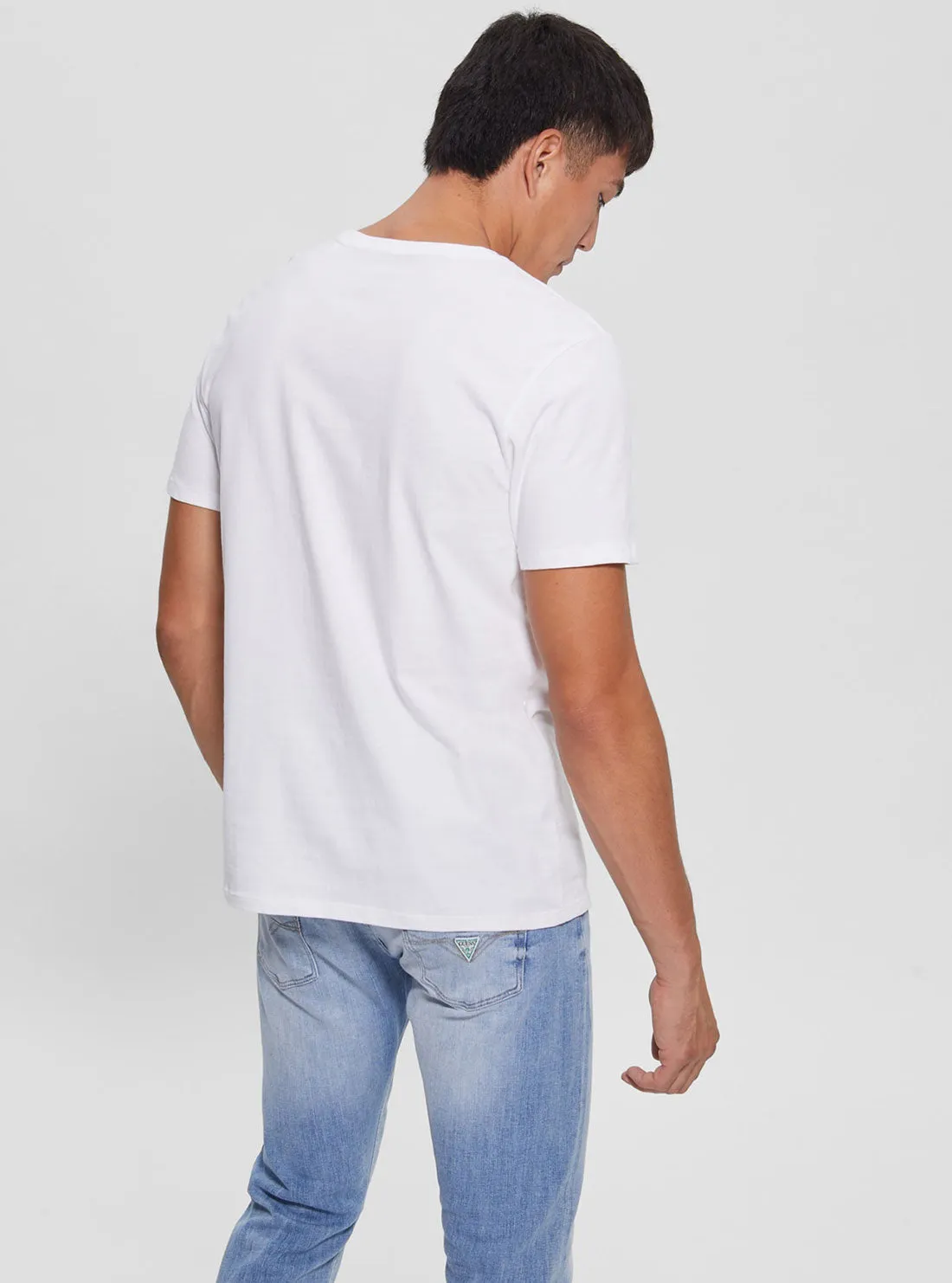 White Chain Logo T-Shirt