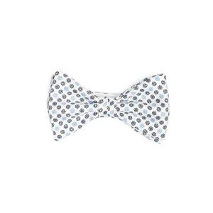 WHITE PRE-KNOTTED SILK BOWTIE