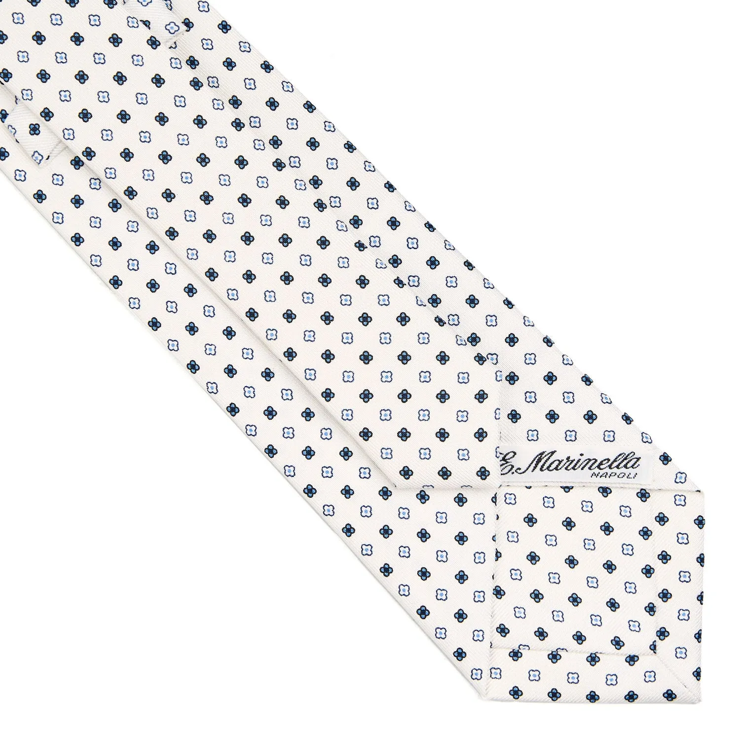 WHITE SARTORIAL CLASSIC SILK TIE