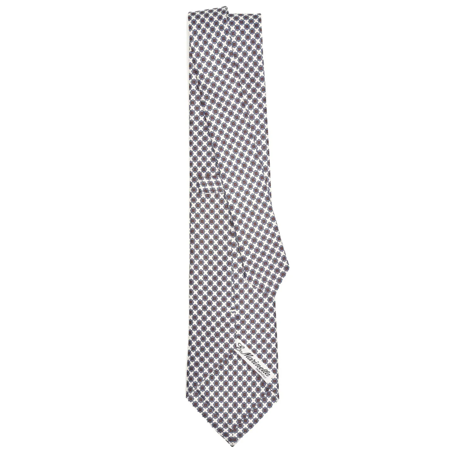 WHITE SARTORIAL CLASSIC SILK TIE