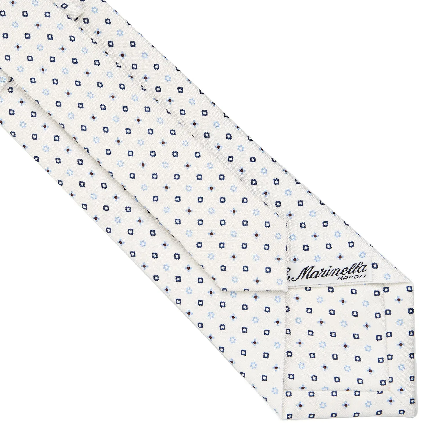 WHITE SARTORIAL CLASSIC SILK TIE
