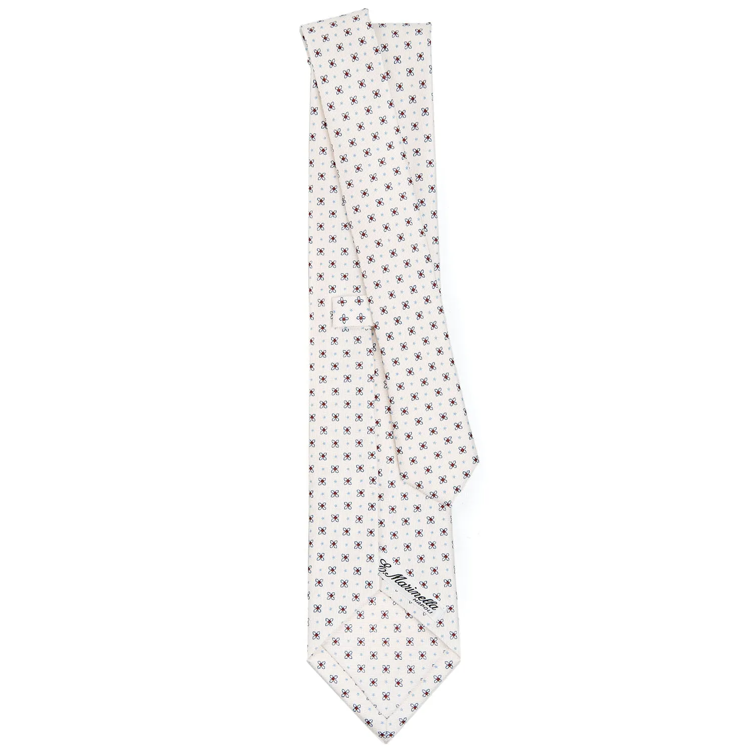 WHITE SARTORIAL CLASSIC SILK TIE