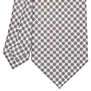 WHITE SARTORIAL CLASSIC SILK TIE