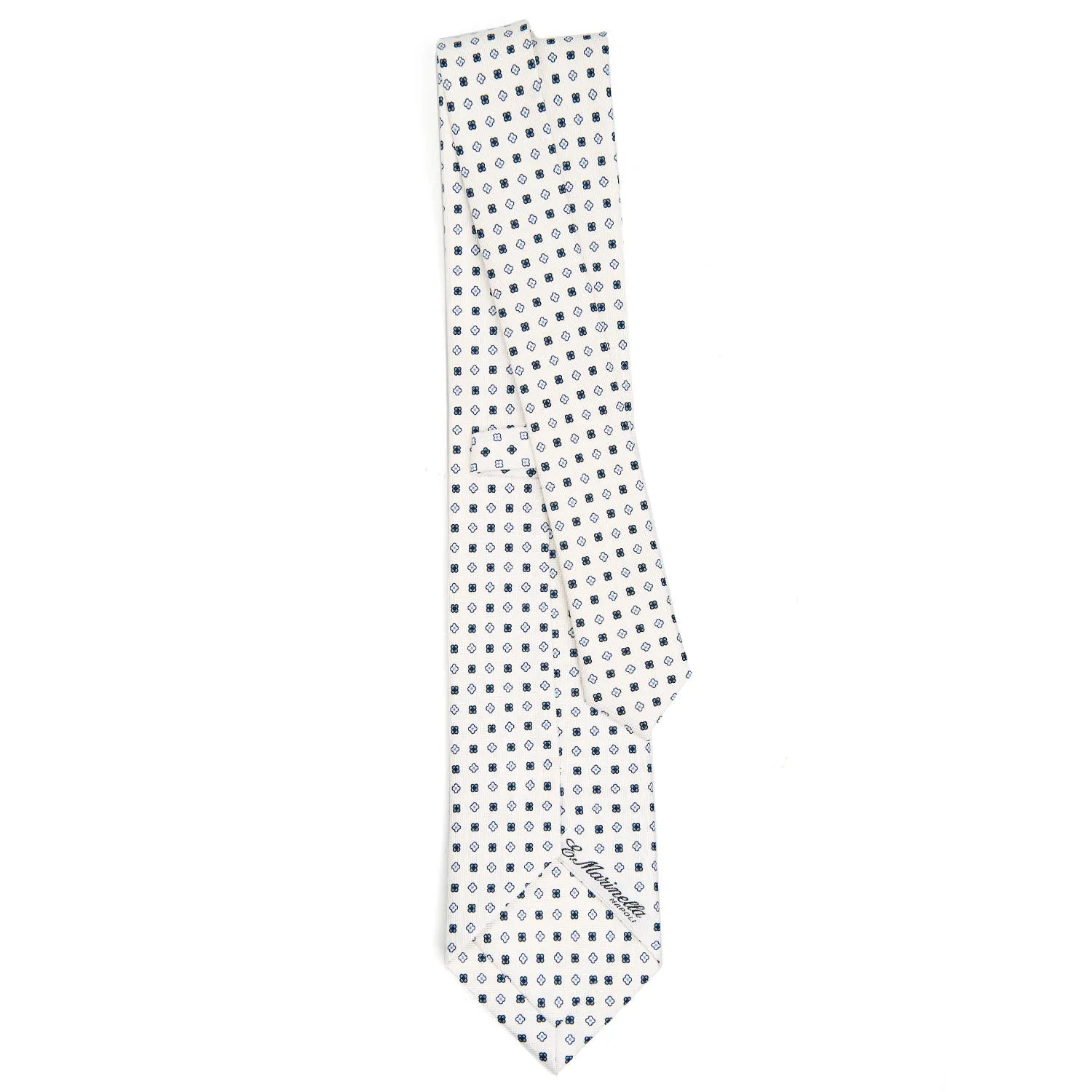 WHITE SARTORIAL CLASSIC SILK TIE