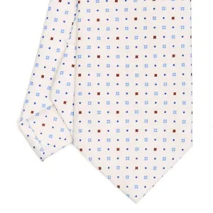 WHITE SARTORIAL CLASSIC SILK TIE
