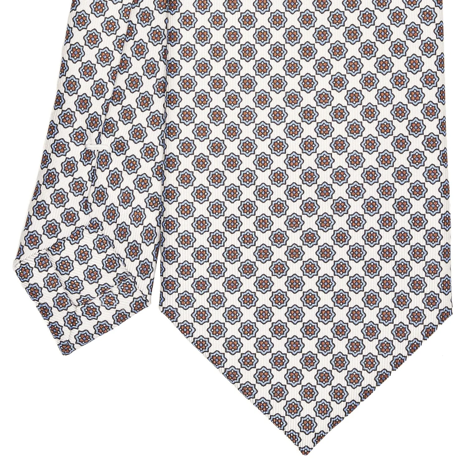 WHITE SARTORIAL CLASSIC SILK TIE