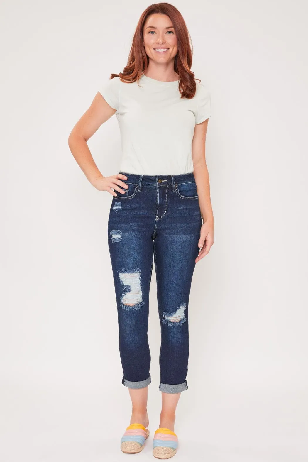 Women's Vintage 5 Pocket Slim Straight Cuff Jean