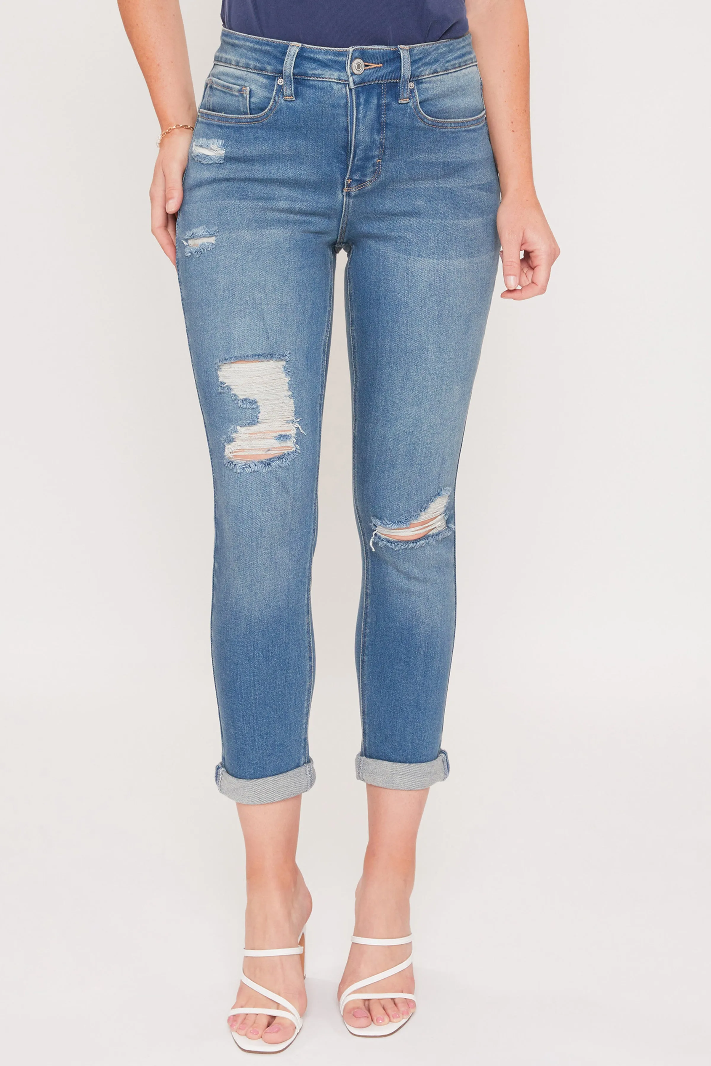 Women's Vintage 5 Pocket Slim Straight Cuff Jean