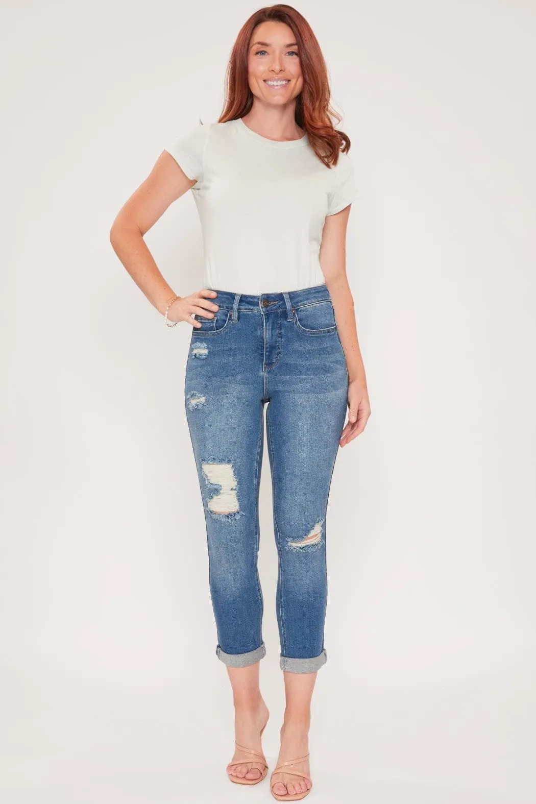 Women's Vintage 5 Pocket Slim Straight Cuff Jean