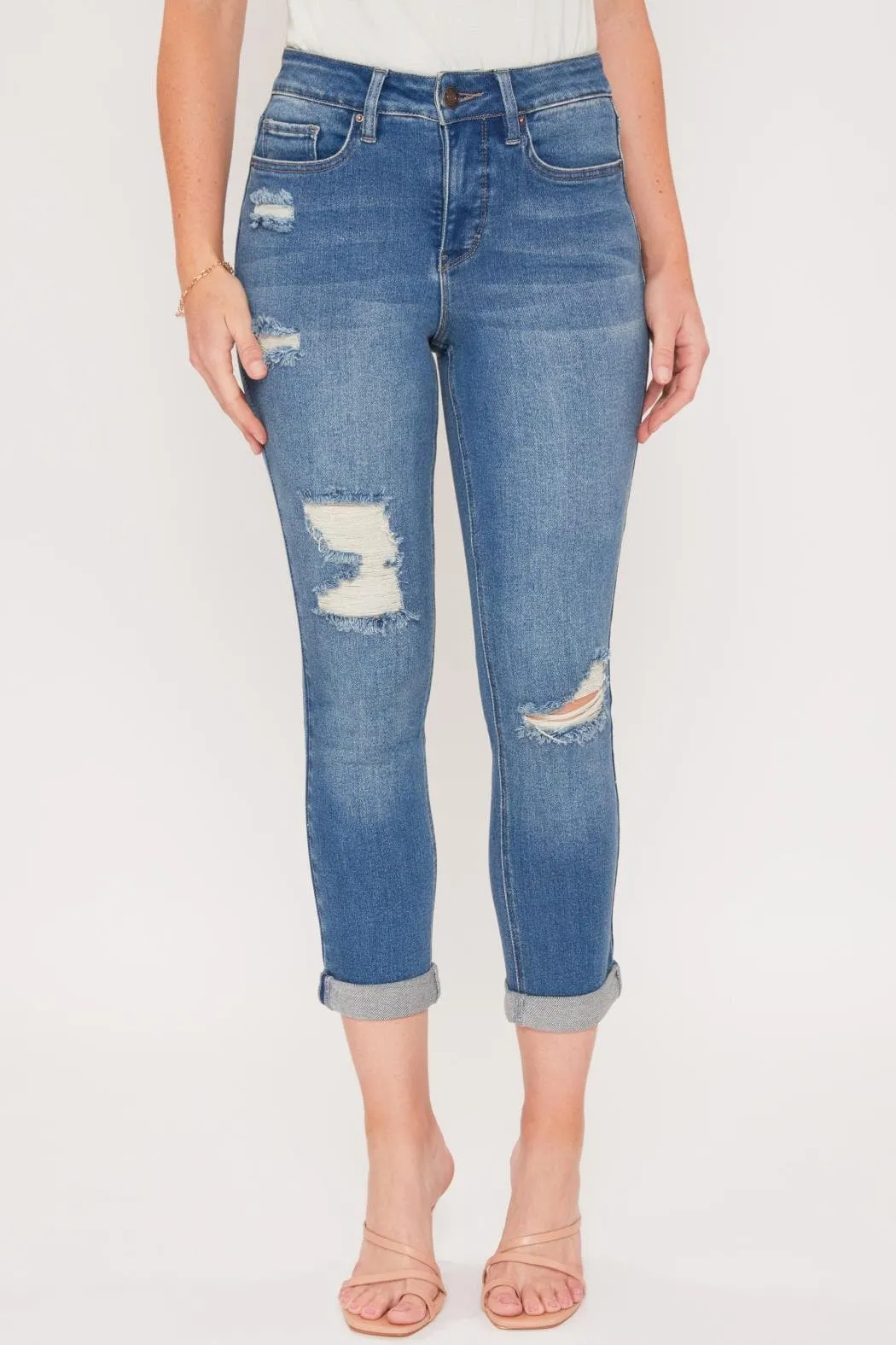 Women's Vintage 5 Pocket Slim Straight Cuff Jean