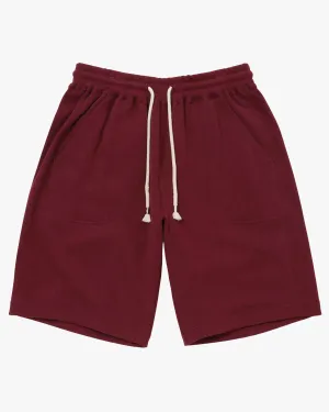 Wonder Looper Super Looper French Terry Sweat Shorts - Burgundy