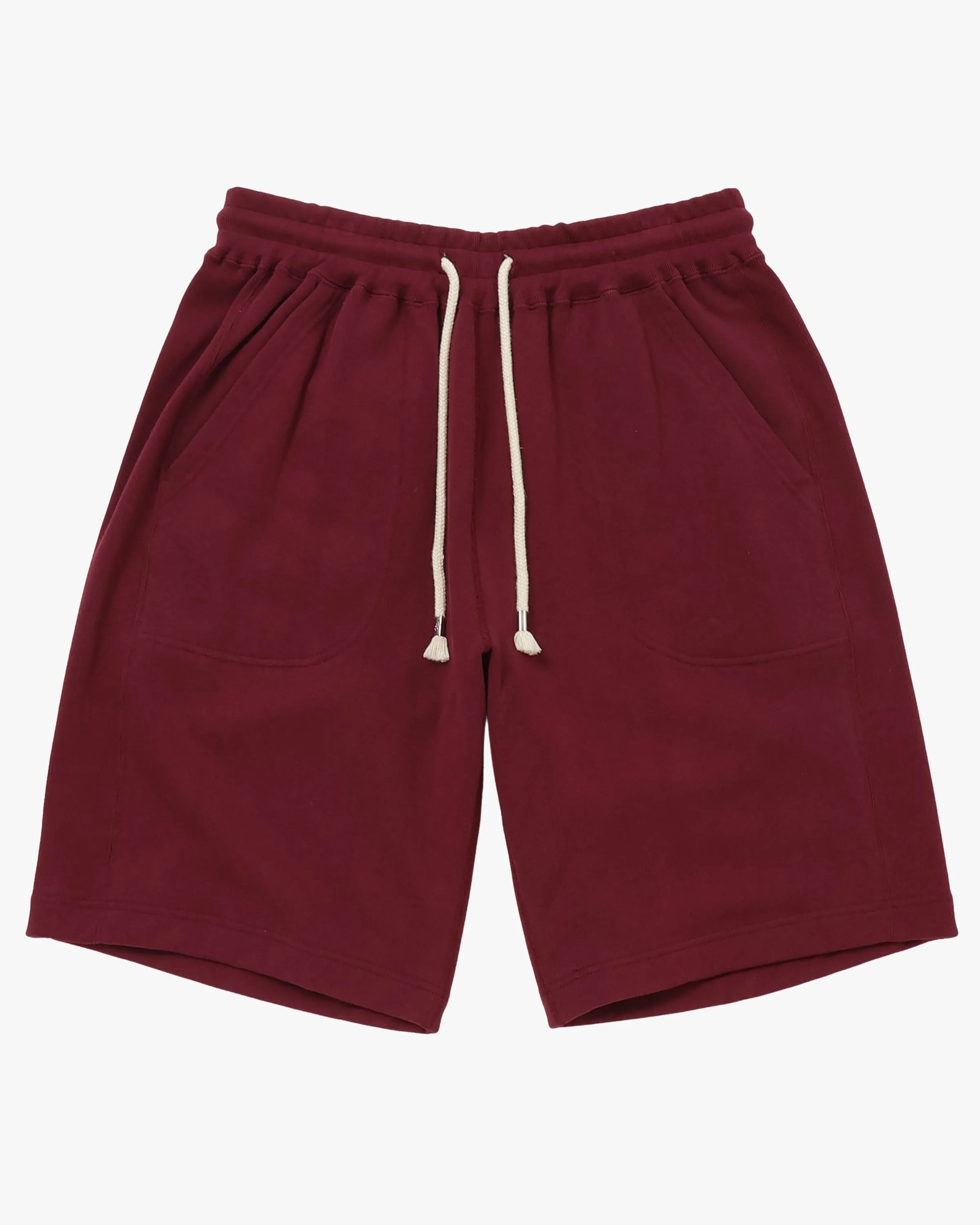 Wonder Looper Super Looper French Terry Sweat Shorts - Burgundy