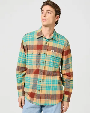 Wrangler L/S Utility Shirt - Latigo Bay
