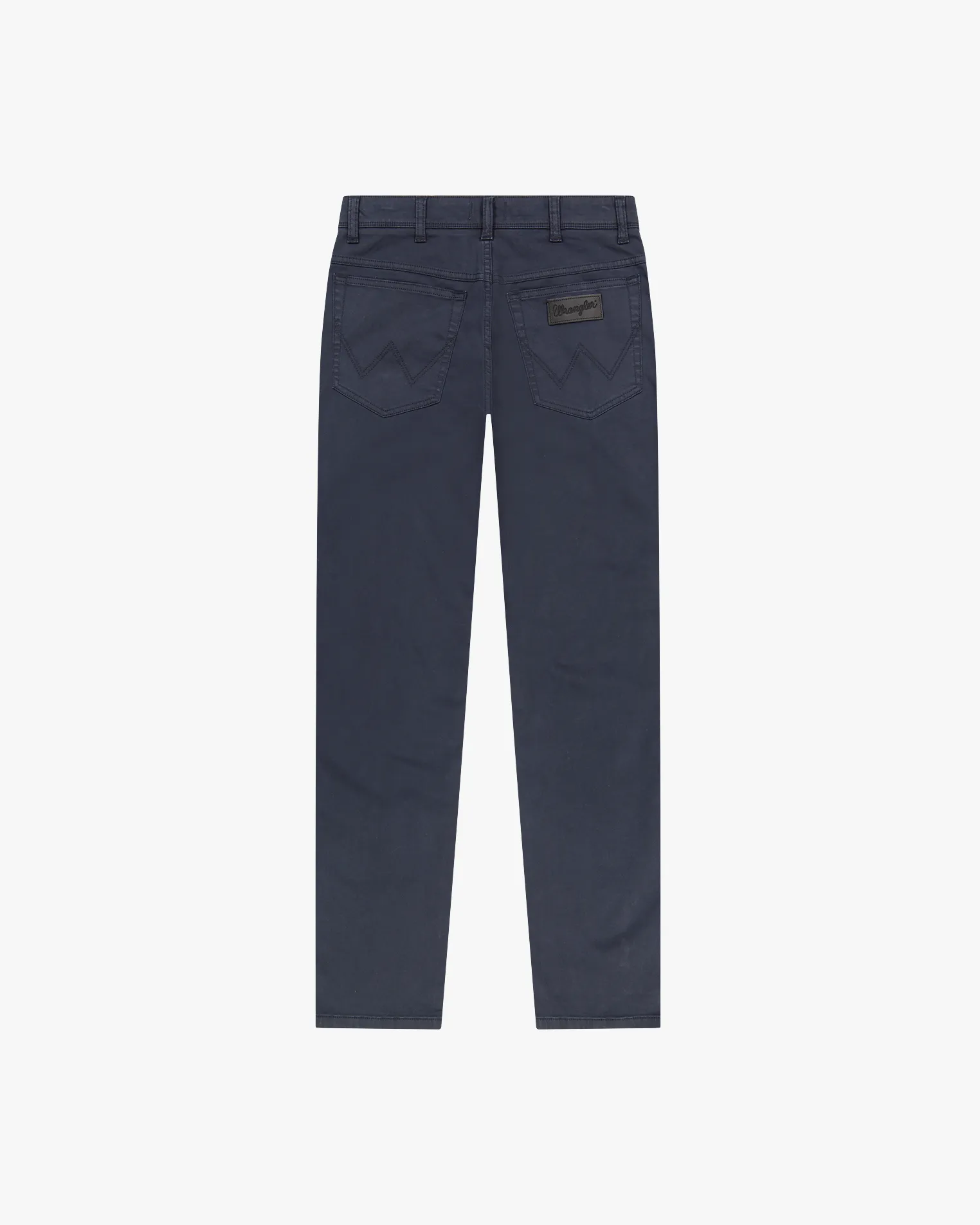 Wrangler Texas SLIM Mens Cotton Satin Trousers - Dark Navy