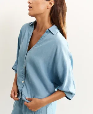 Yaya Blue Chambray Shirt