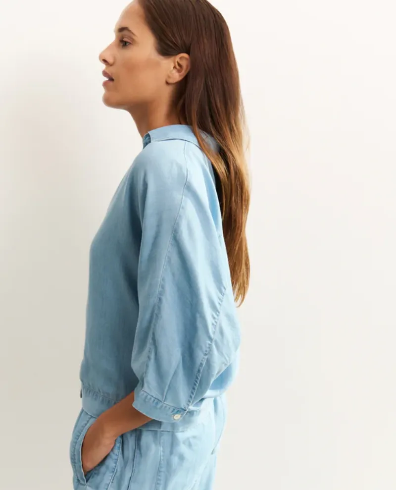 Yaya Blue Chambray Shirt