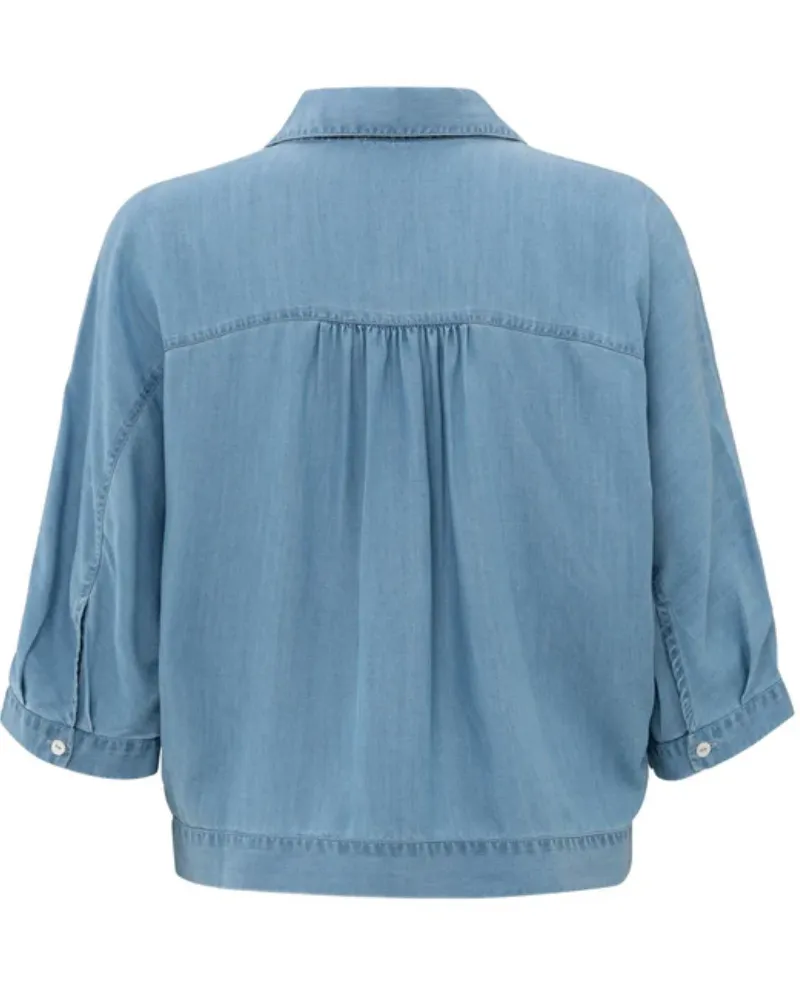 Yaya Blue Chambray Shirt
