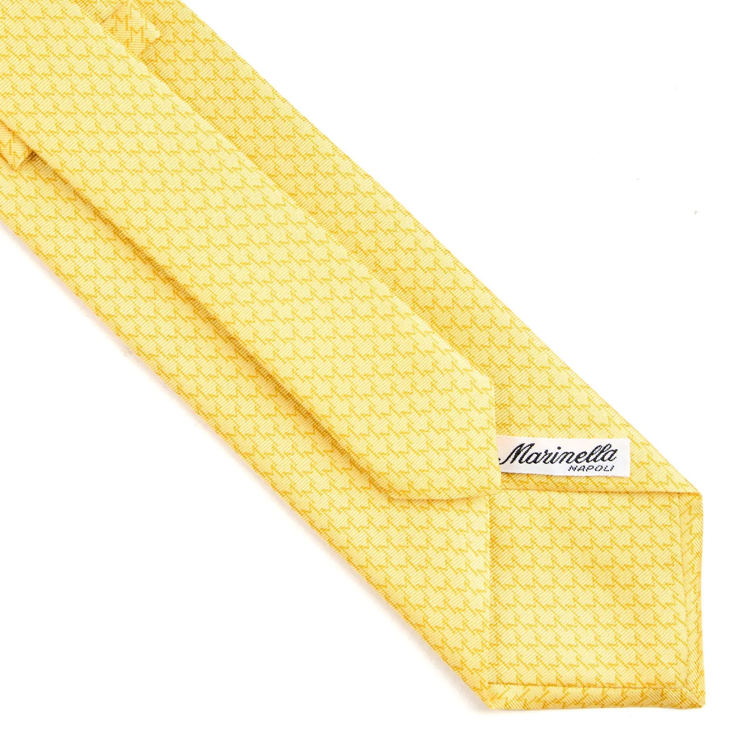 YELLOW SARTORIAL CLASSIC SILK TIE