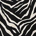 Zebra Print V-Neck Long Sleeve Blouse