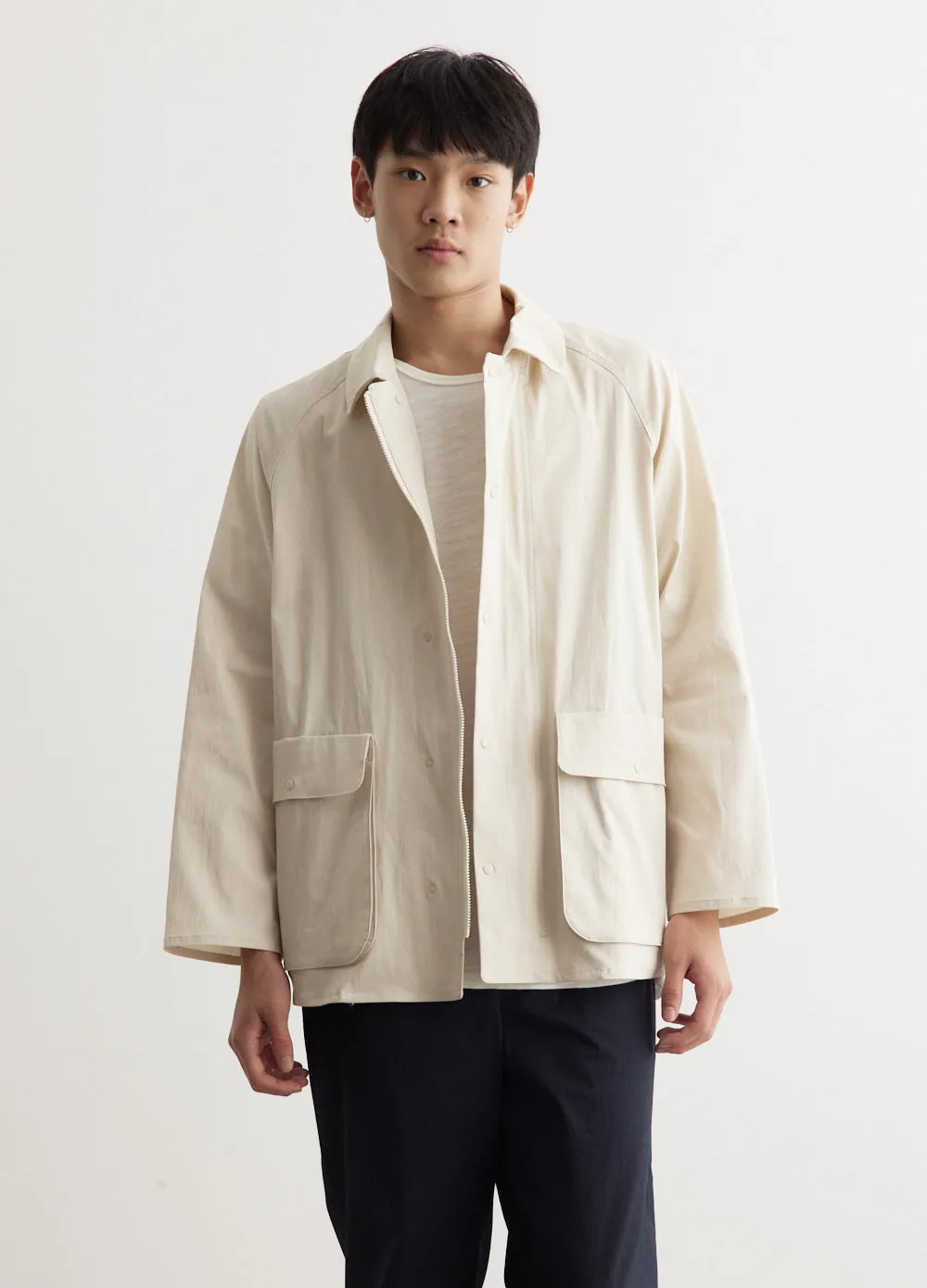 Zip Up Coat Short