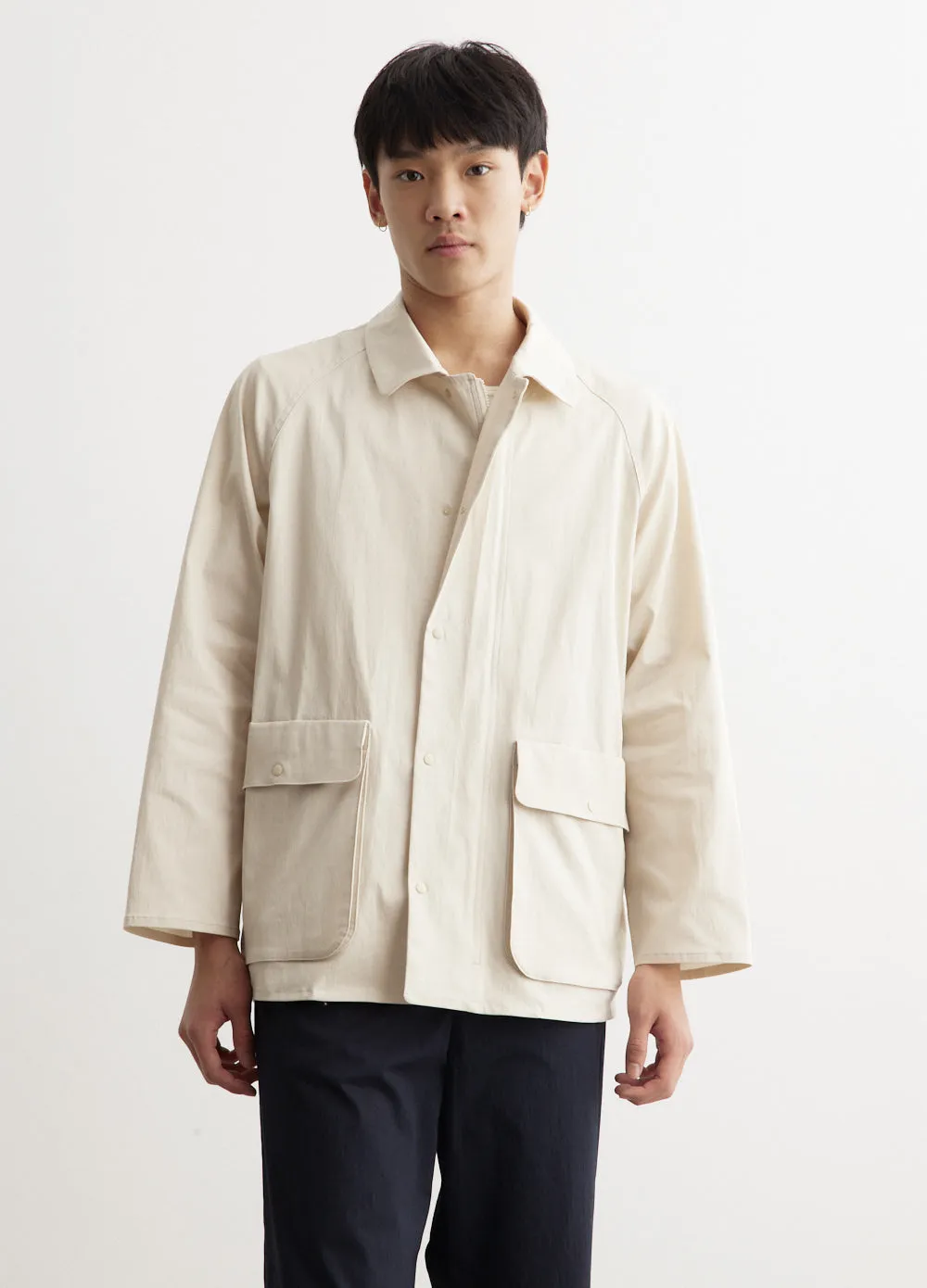 Zip Up Coat Short